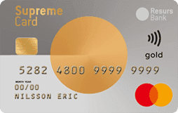 Supreme Card Gold kortbild
