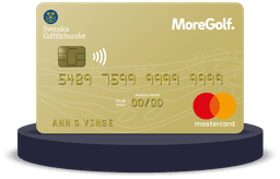 MoreGolf Mastercard kortbild